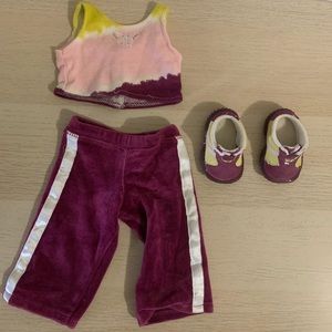 American Girl Doll Track Suit Outfit